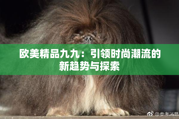 欧美精品九九：引领时尚潮流的新趋势与探索