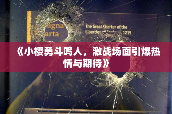 《小樱勇斗鸣人，激战场面引爆热情与期待》