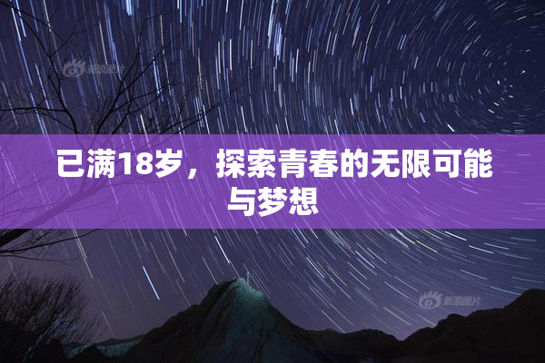 已满18岁，探索青春的无限可能与梦想