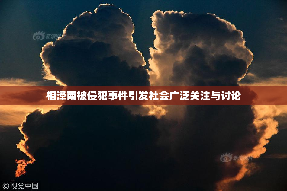 相泽南被侵犯事件引发社会广泛关注与讨论