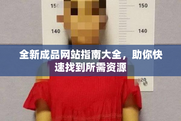 全新成品网站指南大全，助你快速找到所需资源