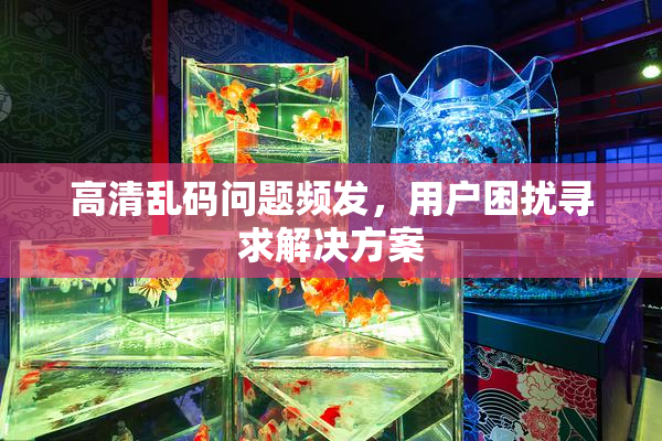 高清乱码问题频发，用户困扰寻求解决方案