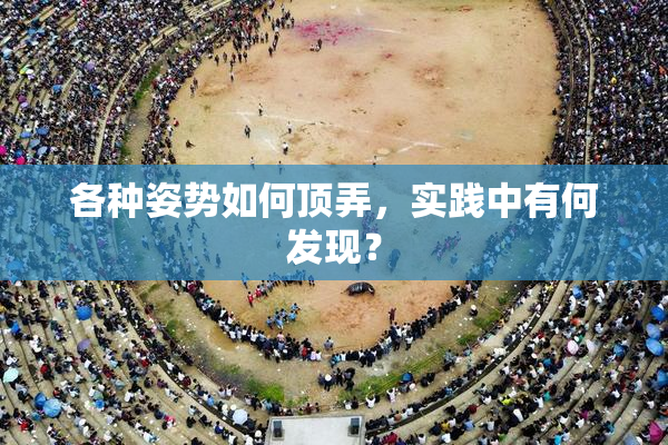 各种姿势如何顶弄，实践中有何发现？