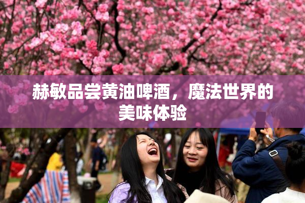 赫敏品尝黄油啤酒，魔法世界的美味体验