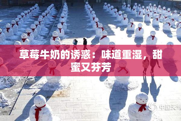 草莓牛奶的诱惑：味道重湿，甜蜜又芬芳