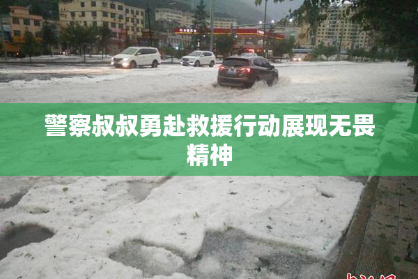 警察叔叔勇赴救援行动展现无畏精神