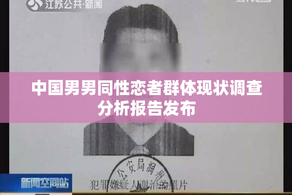 中国男男同性恋者群体现状调查分析报告发布
