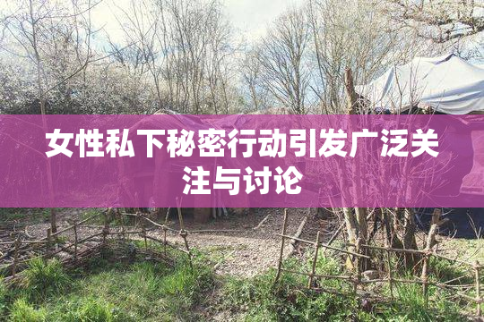 女性私下秘密行动引发广泛关注与讨论