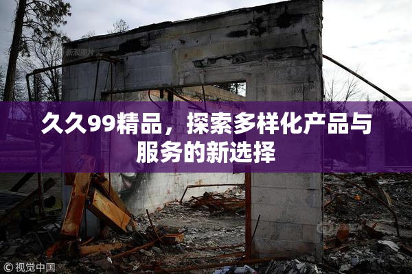 久久99精品，探索多样化产品与服务的新选择