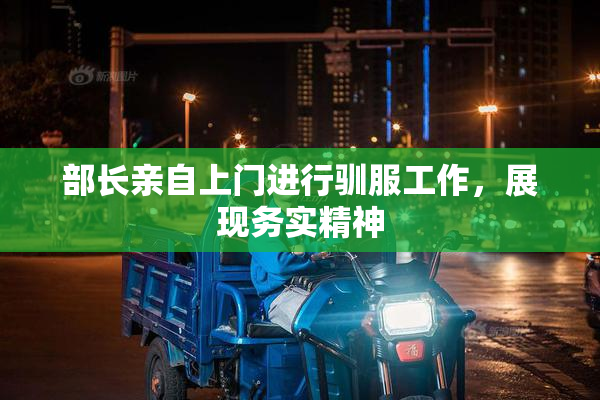 部长亲自上门进行驯服工作，展现务实精神