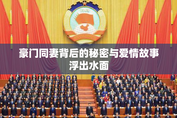豪门同妻背后的秘密与爱情故事浮出水面