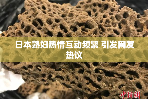 日本熟妇热情互动频繁 引发网友热议