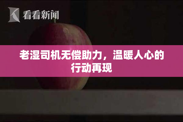 老湿司机无偿助力，温暖人心的行动再现