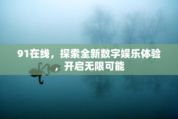 91在线，探索全新数字娱乐体验，开启无限可能