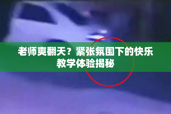 老师爽翻天？紧张氛围下的快乐教学体验揭秘