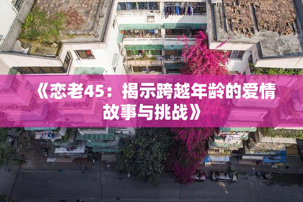 《恋老45：揭示跨越年龄的爱情故事与挑战》