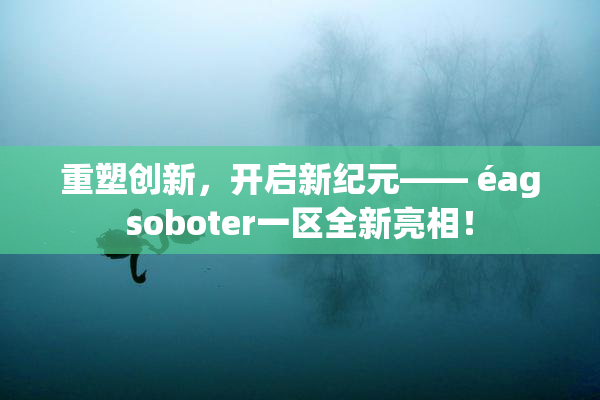 重塑创新，开启新纪元—— éagsoboter一区全新亮相！