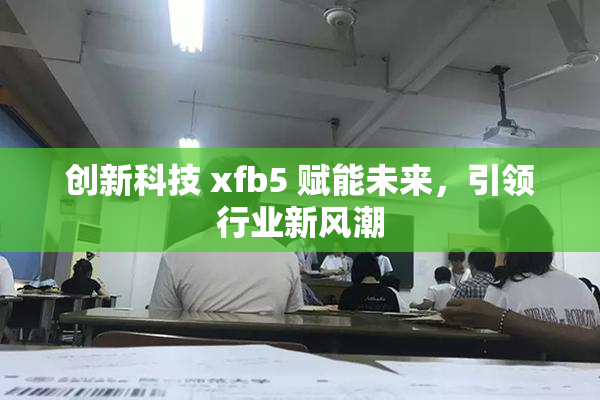 创新科技 xfb5 赋能未来，引领行业新风潮
