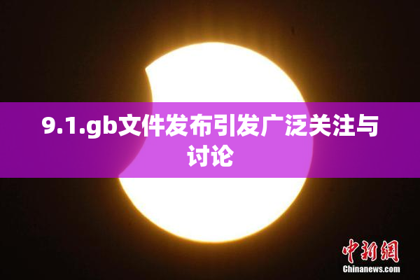 9.1.gb文件发布引发广泛关注与讨论