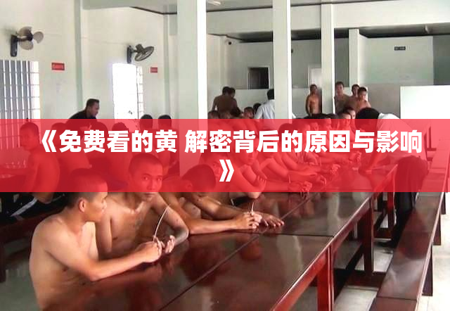《免费看的黄 解密背后的原因与影响》