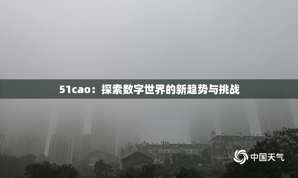 51cao：探索数字世界的新趋势与挑战