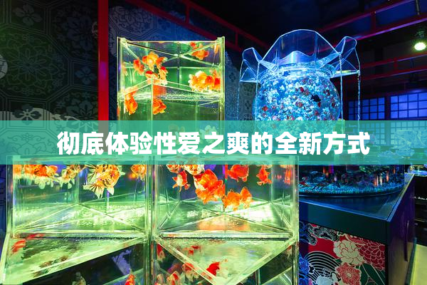 彻底体验性爱之爽的全新方式