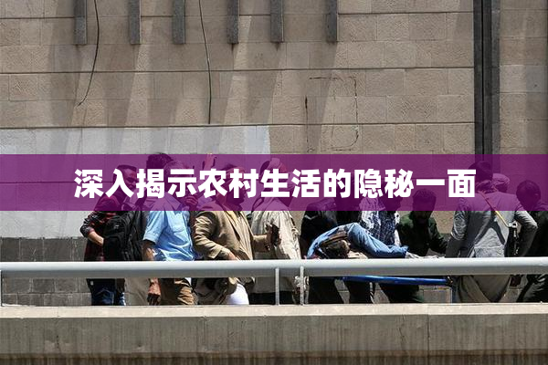 深入揭示农村生活的隐秘一面