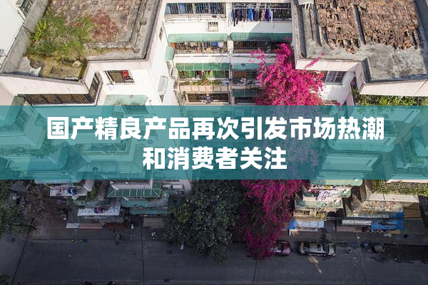 国产精良产品再次引发市场热潮和消费者关注