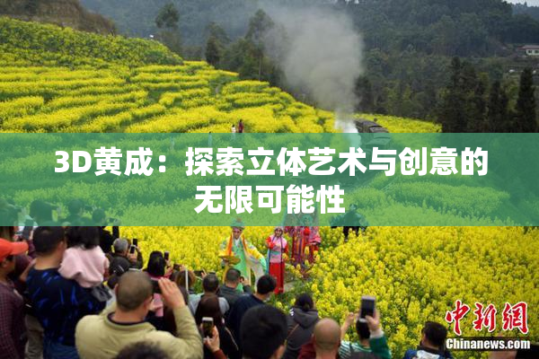 3D黄成：探索立体艺术与创意的无限可能性