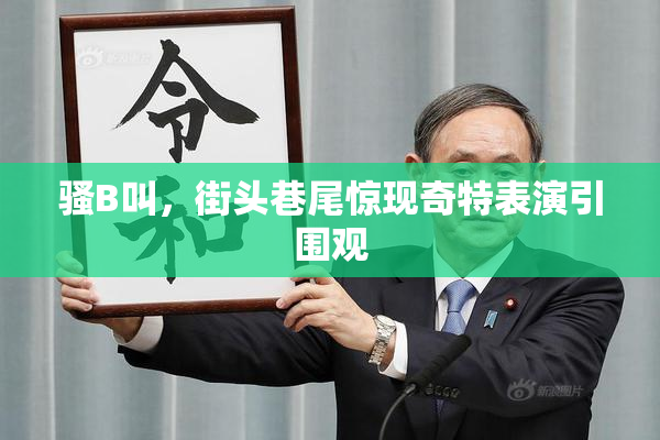 骚B叫，街头巷尾惊现奇特表演引围观