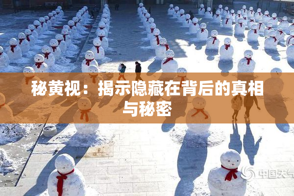 秘黄视：揭示隐藏在背后的真相与秘密