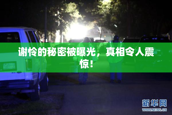 谢怜的秘密被曝光，真相令人震惊！