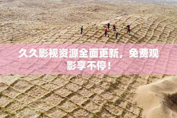久久影视资源全面更新，免费观影享不停！