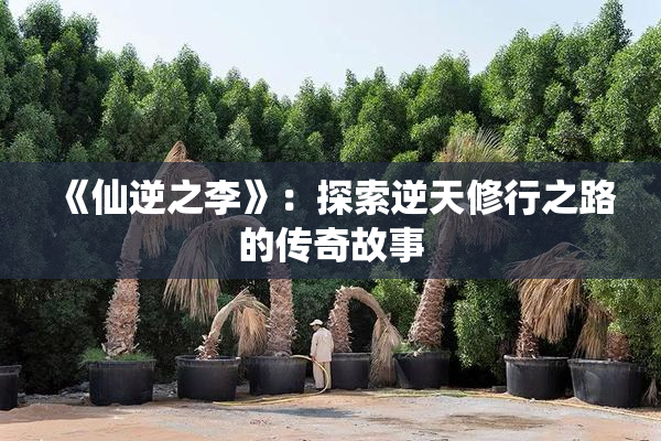 《仙逆之李》：探索逆天修行之路的传奇故事