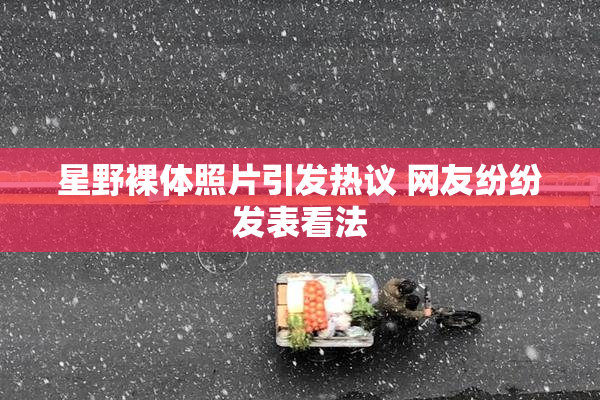 星野裸体照片引发热议 网友纷纷发表看法