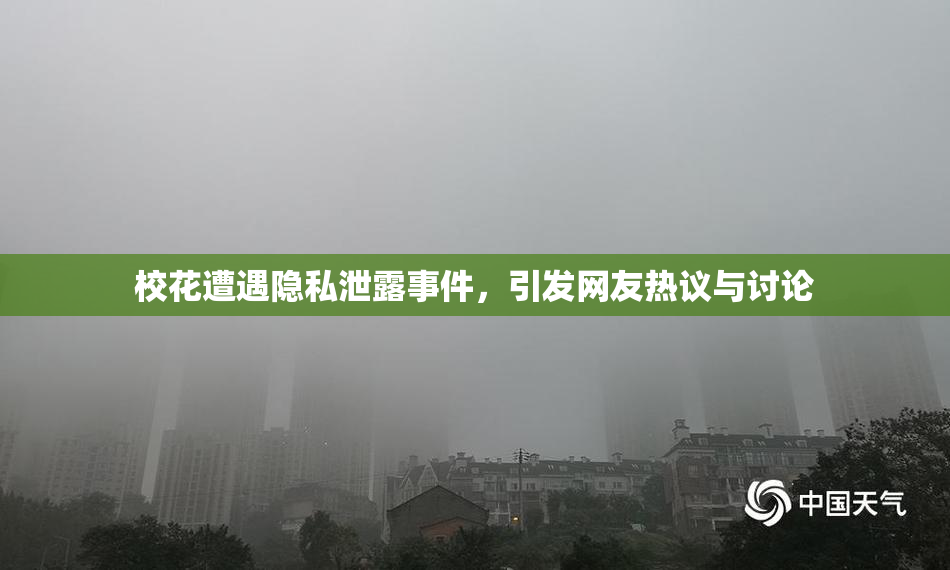 校花遭遇隐私泄露事件，引发网友热议与讨论