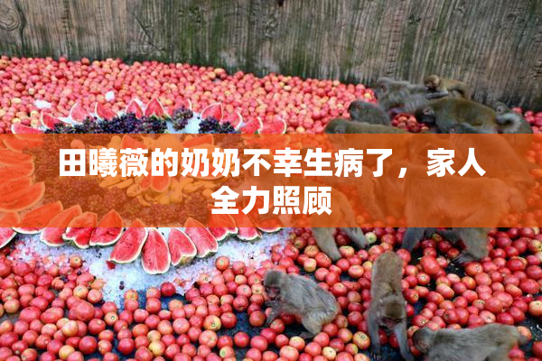 田曦薇的奶奶不幸生病了，家人全力照顾
