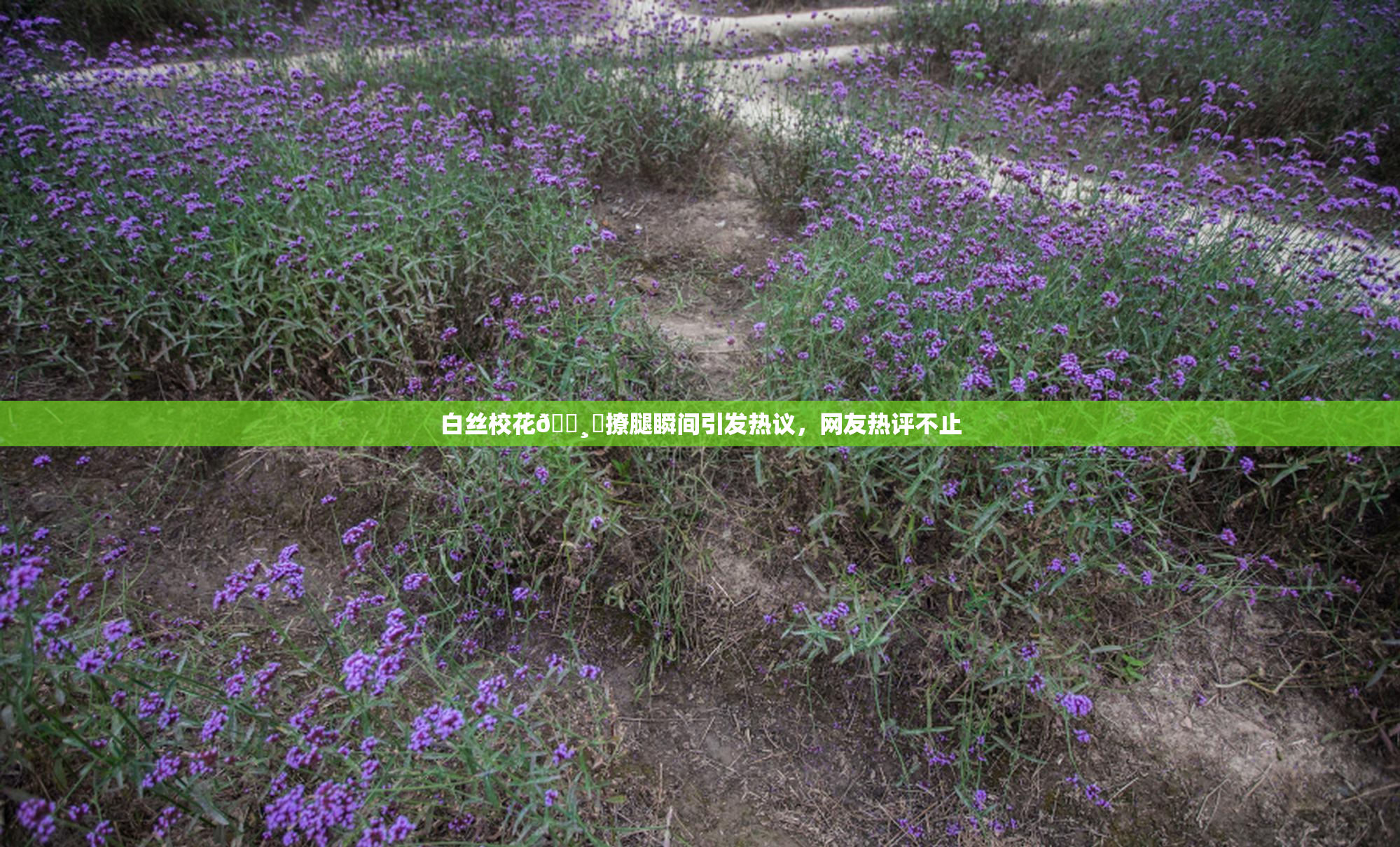 白丝校花🌸‌撩腿瞬间引发热议，网友热评不止