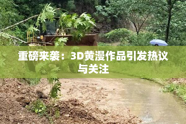 重磅来袭：3D黄漫作品引发热议与关注