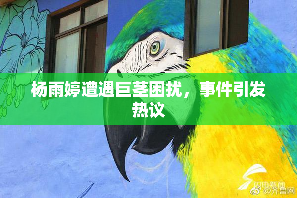 杨雨婷遭遇巨茎困扰，事件引发热议