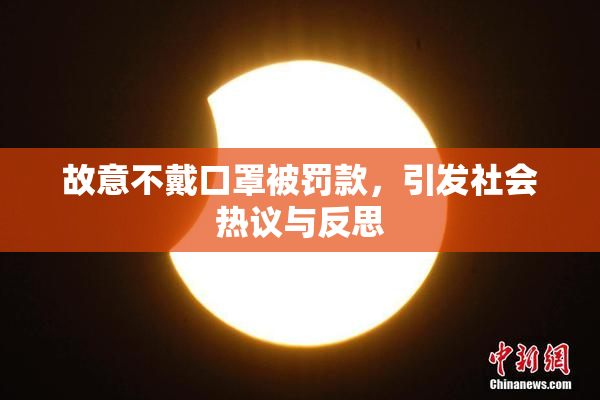 故意不戴口罩被罚款，引发社会热议与反思