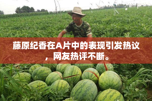 藤原纪香在A片中的表现引发热议，网友热评不断。