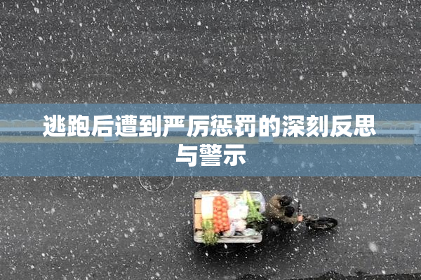 逃跑后遭到严厉惩罚的深刻反思与警示