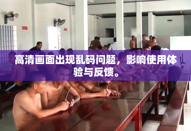 高清画面出现乱码问题，影响使用体验与反馈。