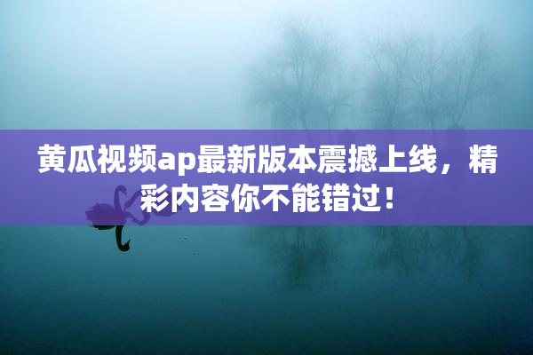 黄瓜视频ap最新版本震撼上线，精彩内容你不能错过！