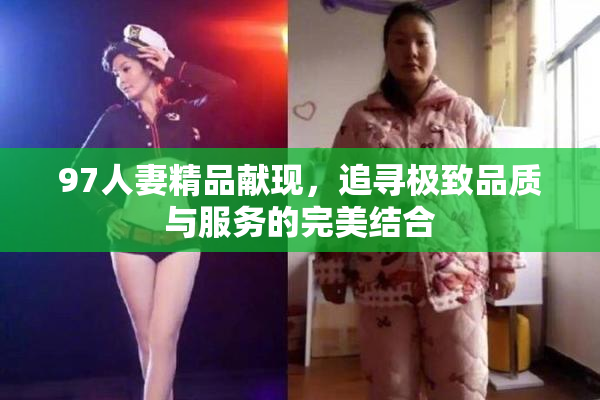 97人妻精品献现，追寻极致品质与服务的完美结合