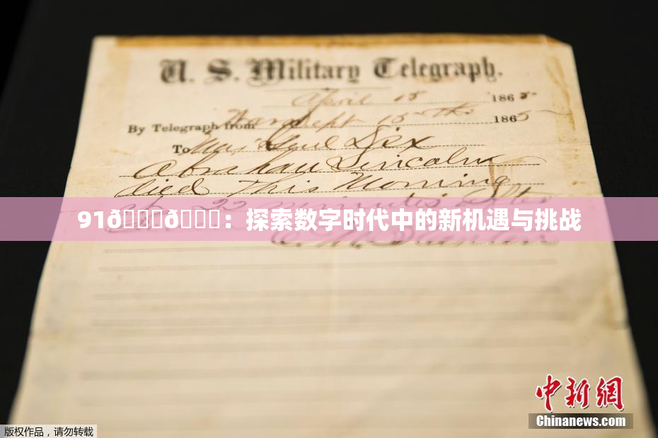 91🍆🍑：探索数字时代中的新机遇与挑战