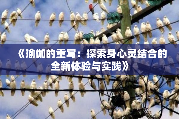 《瑜伽的重写：探索身心灵结合的全新体验与实践》