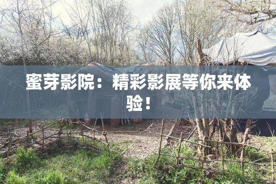 蜜芽影院：精彩影展等你来体验！