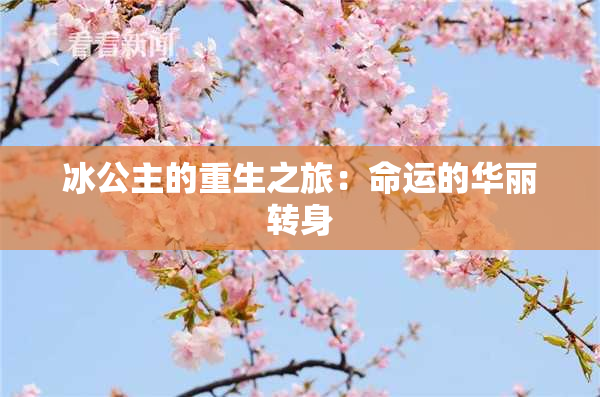 冰公主的重生之旅：命运的华丽转身